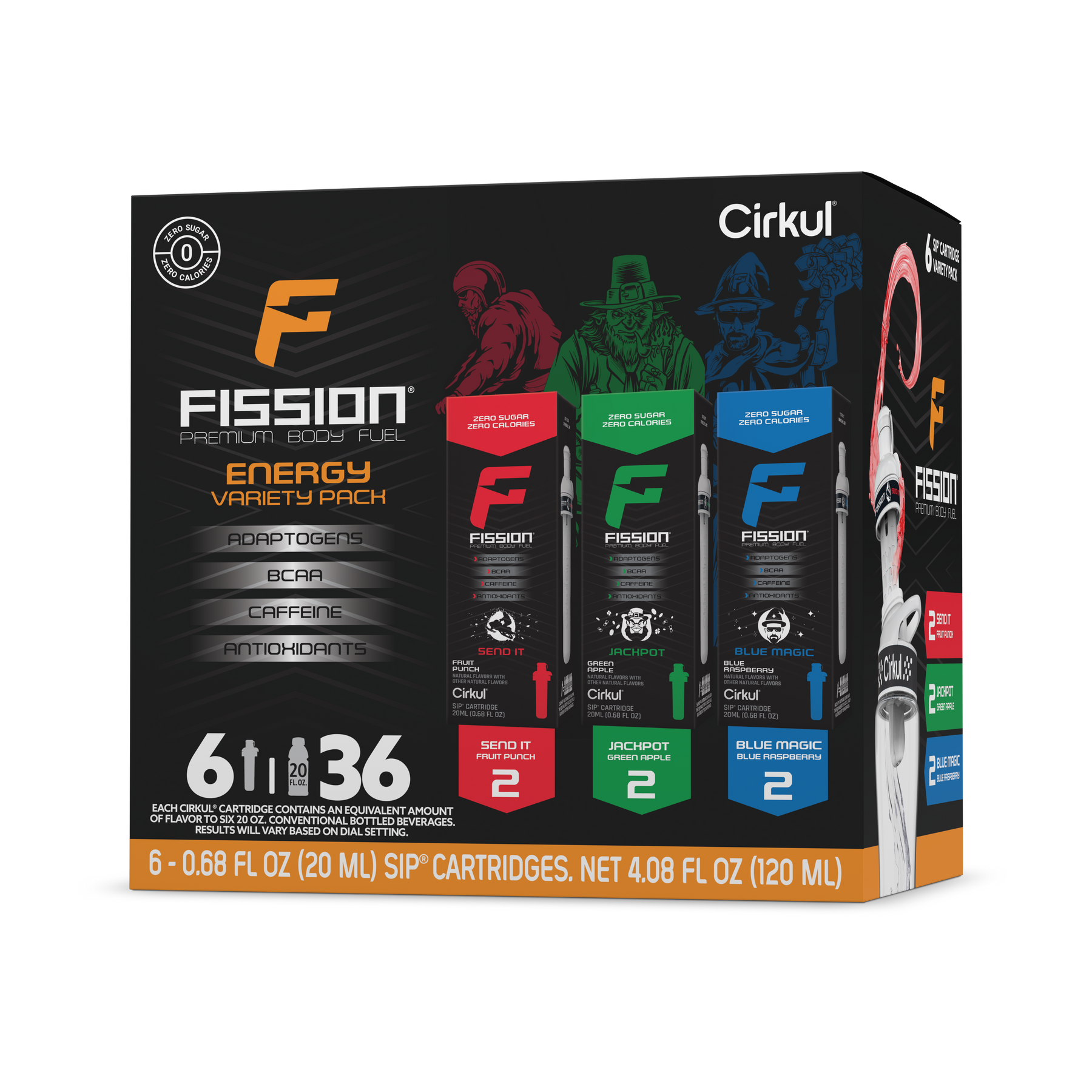 Fission® 6-Pack Variety Pack - Clean Style